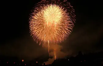 2012年 片貝まつり浅原神社秋季例大祭奉納大煙火 祝還暦先掛十号大仕掛超特大スターマイン