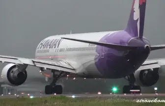 2013年7月 仙台空港にハワイアン航空が就航 ボーイング767-300