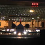 仙台空港の夜景 RWY27ENDから眺める飛行機の離着陸