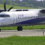 全日空のターボプロップ機 ボンバルディアDHC-8-Q400