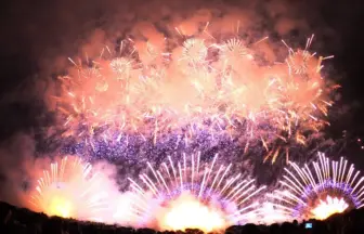 2013年 赤川花火大会 市民花火「Discover Hanabi 2013」