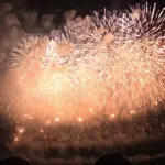 2013年 能代の花火大会 フィナーレ 800mフルワイドスターマイン