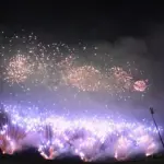 2013年 男鹿日本海花火 フィナーレ なまはげスターマイン市民号