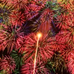 2013年 大石田まつり最上川花火大会 20号玉10連発