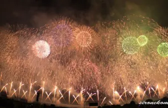2013年 酒田花火ショー 圧巻のグランドフィナーレ