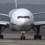 仙台空港 飛行機離着陸 旅客数増加で機材大型化！全日本空輸 ボーイング777-200