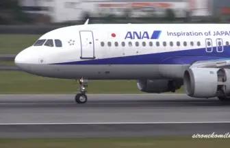 全日本空輸 エアバスA320-200ceo 飛行機離着陸映像集