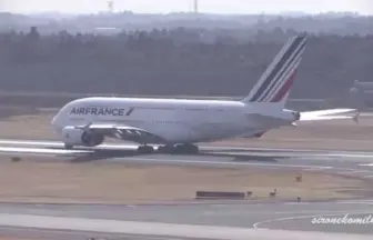 エールフランス エアバスA380-800 成田国際空港離着陸映像集