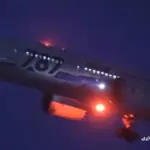 秋田空港 全日本空輸 ボーイング787-8ドリームライナーの離陸