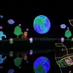 関東三大イルミネーション あしかがフラワーパーク 光の花の庭