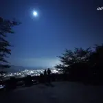 福島市街地を見下ろす夜景名所 信夫山第二展望台