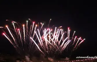 二市一ヶ村日橋川「川の祭典」花火大会 2014 オープニング【ゴールデンボンバー 女々しくて】