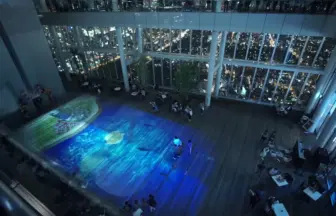 大阪市街地の美しい夜景を眺める超高層ビル「あべのハルカス」展望台