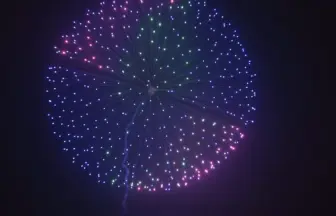 いばらきまつり花火大会 2014 王者 野村花火工業の芸術大玉打上！