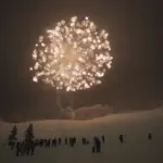 山形蔵王温泉スキー場 2015年 樹氷まつり50周年記念花火