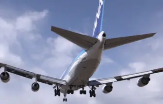 仙台空港「心の翼プロジェクト」全日本空輸 ボーイング 747卒業フライト