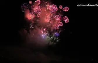 2014年 赤川花火大会 全国デザイン花火競技会「つむぐ未来」㈲菅野煙火店