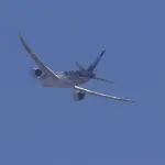 東京国際空港 京浜島つばさ公園から眺める飛行機の離陸