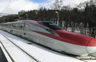 秋田新幹線 E3系 & E6系 こまち 冬の在来線雪上走行