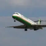 エバー航空(長榮航空)のマクドネル・ダグラス MD-90