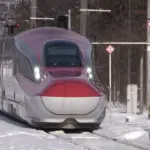 秋田新幹線 E6系・E3系 こまち 冬のミニ新幹線 在来線区間走行映像