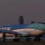 エア タヒチ ヌイ エアバスA340-300の離陸