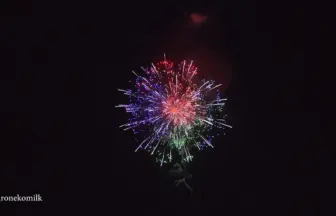 4K UHD 2016年 赤川花火大会 全国デザイン花火競技会 10号割物花火の部