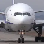 全日本空輸 ボーイング 777-200 仙台空港 飛行機離着陸シーン