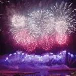 ひたちサンドアートフェスティバル劇場型花火 2015