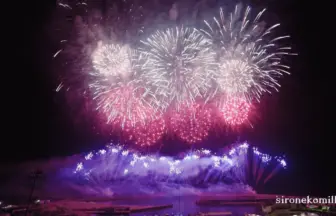 ひたちサンドアートフェスティバル劇場型花火 2015