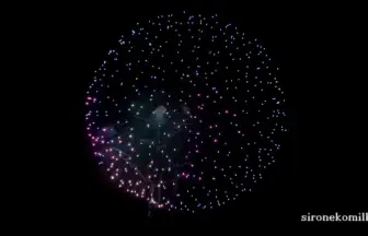 2015年 赤川花火記念大会 全国デザイン花火競技会 10号割物花火の部