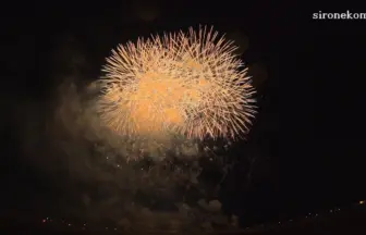 2016年 伊達市合併10周年記念事業「冬花火」創造花火打ち上げ