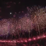 【花火 HD】2015年 長野えびす講煙火大会 八号玉200連発 特大ワイドスターマイン
