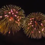 2015年 ぎおん柏崎まつり花火大会 大迫力の三尺玉2発同時打上