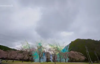 4K UHD 2016年 道の駅協和 昼花火スターマイン