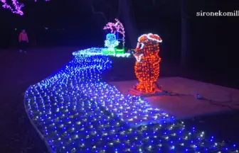 成田市さくらの山公園 成田うなり君イルミネーション 2015