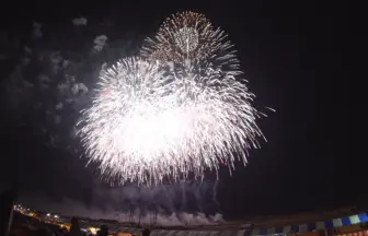 2015年 長野えびす講煙火大会 【長野県歌 信濃の国ユーロビート版】オープニング個人協賛特大スターマイン