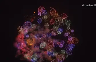 4K UHD 2016年 片貝まつり奉納大煙火 二尺玉 星屑スターマイン