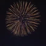 4K UHD 2016年 田瀬湖湖水まつり水・空中花火大会 第2部 メッセージ花火