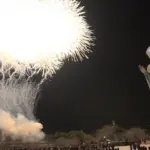 2015年 牛久大仏 パリピすぎる大晦日カウントダウン花火 修正会