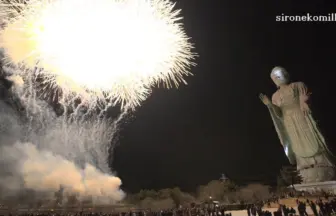 2015年 牛久大仏 パリピすぎる大晦日カウントダウン花火 修正会