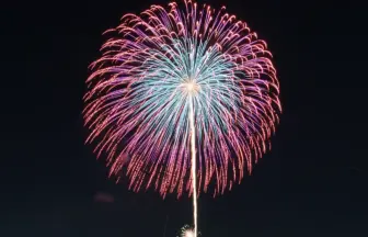 4K UHD 2017年 石越どんと祭と冬の花火大会 ファイナルスターマイン