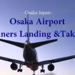 大阪伊丹空港 飛行機の離着陸