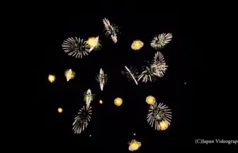 【4K 会津花火】2016年 第1回 会津全国煙火競演会 8号 千輪玉競技会