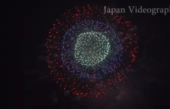 4K UHD 2017年 田瀬湖湖水まつり 水・空中花火大会 第2部 全国尺玉競演・メッセージ花火