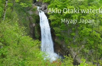 4K UHD 秋保大滝 新緑が美しい森の都仙台の自然風景