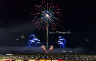 4K UHD 2018年 大曲の花火 秋の章 世界糖尿病デー「ブルー花火」