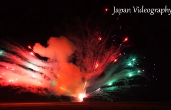 いわせ悠久まつり花火大会 2014 唐傘行灯花火