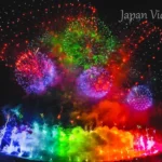 8K HDR 2017年 神明の花火大会 虹色に彩られる圧巻のグランドフィナーレ