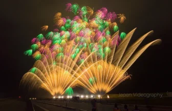 4K UHD 2019年 わたりふるさとの夏まつり 花火大会 フィナーレ音楽花火 【綺香 / はじまりのとき】